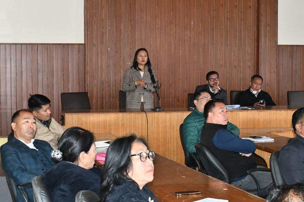 DCLS under the NECTAR Project convened a meeting for stakeholder sensitization on January 25 at the DC conference hall, Wokha. (DIPR Photo)